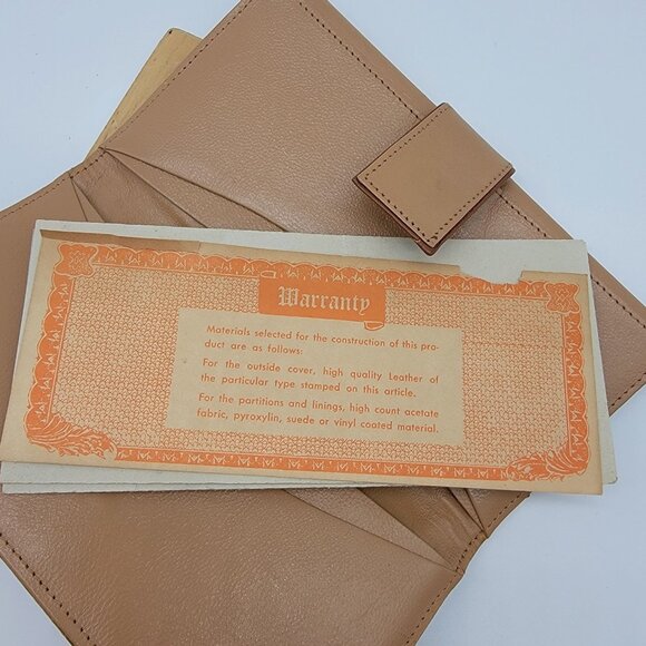 Vintage Leather Wallet Made Expressly for Jordan Marsh Wallet Italy Classic - Picture 8 of 10